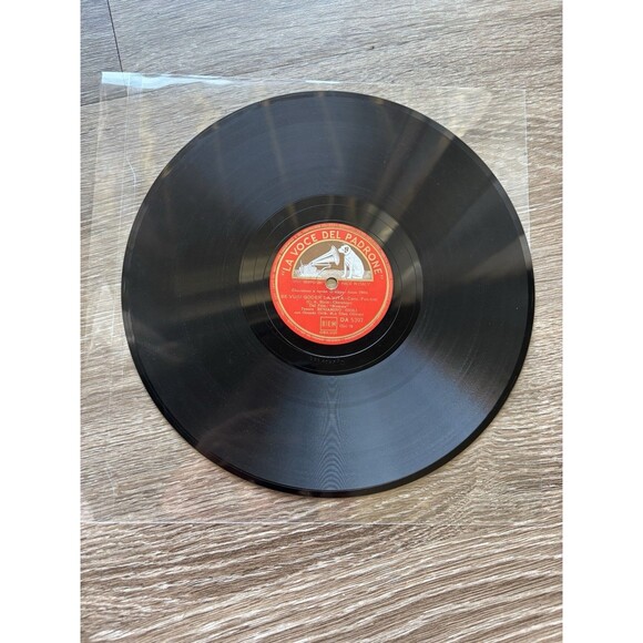 VTG Mamma Canzone Foxtrot & Se Vuoi Goder La Vita  78 RPM Record La Voce Del - Picture 3 of 4